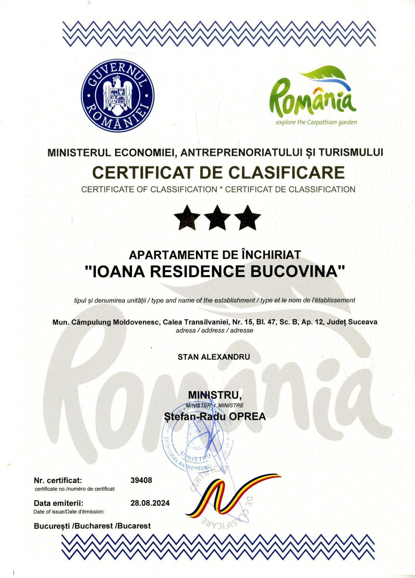 Ioana Residence Bucovina Câmpulung Moldovenesc Eksteriør billede